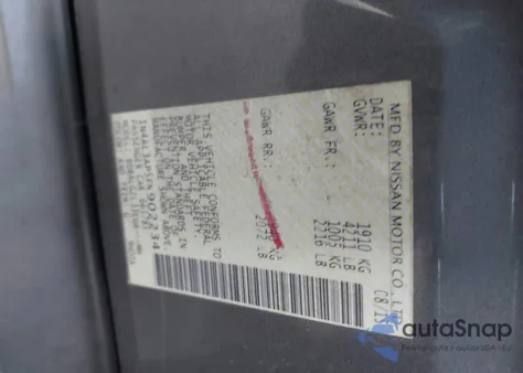 2015 Nissan Altima 2.5 S z USA, uszkodzony, nr VIN 1N4AL3AP5FN902234